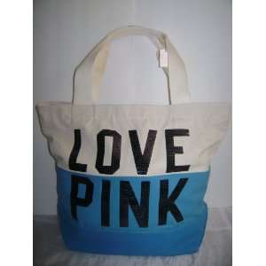   Secret Pink Peace Love Hope Tote Bag Shopper 