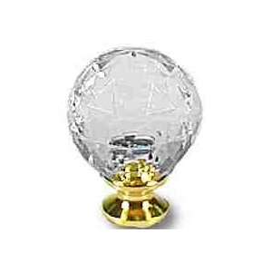   Acrylic Faceted Ball Knob   1 3/16 L P30101 CSB C