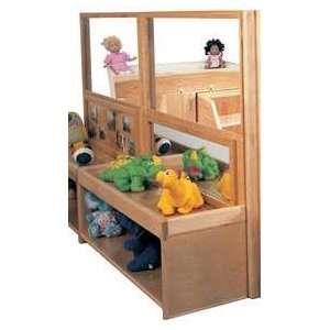  Standard Room Divider with 18h storage & Mirror (deluxe 
