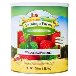 Saratoga Farms Whole Raspberries Grocery & Gourmet Food