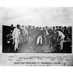  c1905 photo Grand golf tournament by professional players 