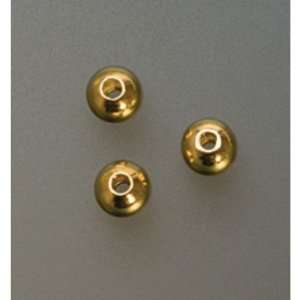  Gold Plated Seamed Beads, 4 Millimeter, Pack Of 1000 Arts 