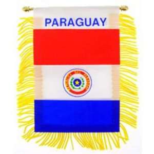  Paraguay Flag Mini Banner 3 x 5 Patio, Lawn & Garden