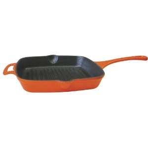  Le Cuistot Enameled Cast Iron 10 1/4 Inch Square Grill Pan 