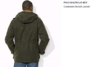 Polo Ralph Lauren CREEKSIDE OILCLOTH 2 Piece Hooded Jacket S  