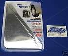 Highland 10095 Chrome Stainless Car Mud Flap 8 x 6 PR