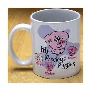  Precious Piggies Personalized Coffee Mug