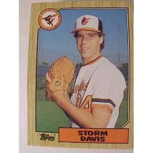 1987 Topps #349 Storm Davis 