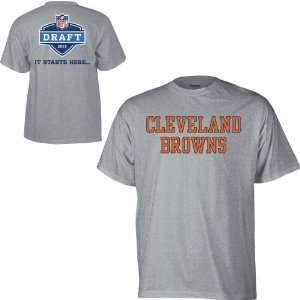 Reebok Cleveland Browns Mens 2010 Draft Short Sleeve T Shirt 