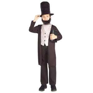   Novelties Inc Abraham Lincoln Child Costume / Black   Size Small 4 6
