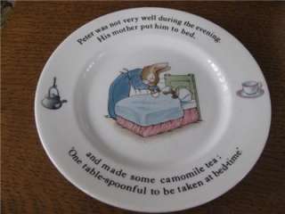 Wedgwood Peter Rabbit 3 piece setting cup bowl plate  