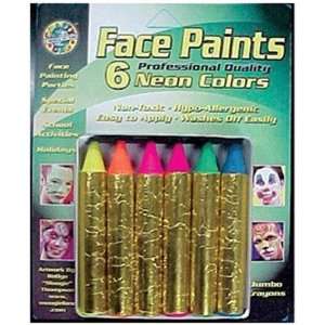  Crafty Dab CV 80030 Crafty Dab Jumbo Crayon Face Paints 