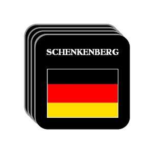  Germany   SCHENKENBERG Set of 4 Mini Mousepad Coasters 