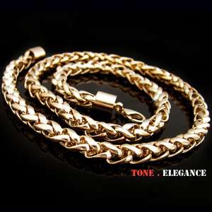 18k yellow gold gf curb link chain mens womens solid necklace  