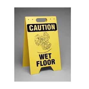 PRINZING Caution Floor Signs   Yellow  Industrial 