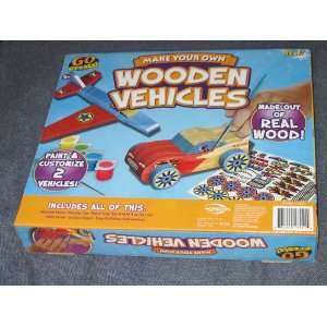  Make Your Own Wooden Vehicles Toys & Games