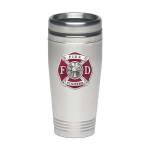  Firefighter Emblem Stainless Steel Thermal Drink Mug 