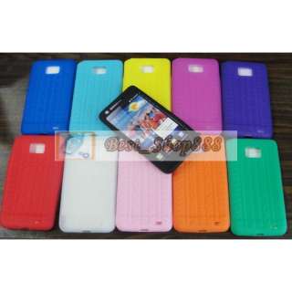 10pcs/Lot Silicone Case For Samsung Galaxy S 2 II i9100 Tire Tyre Soft 