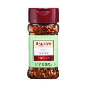 Sauers Crushed Red Pepper, 1.5 Ounce Jars (Pack of 6)  