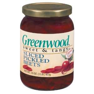 Greenwood Sweet & Tangy Sliced Pickled Beets   12 Pack  