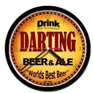  DARTING beer ale wall clock 