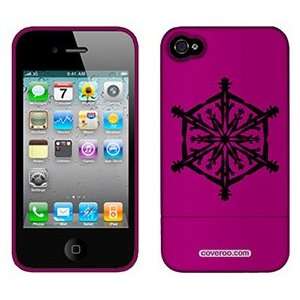  Hexagon Snowflake on AT&T iPhone 4 Case by Coveroo  