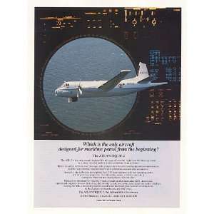  1987 Dassault Atlantique 2 Maritime Patrol Aircraft Print 