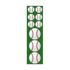  Real Sports Chipboard Stickers Baseball (6 Pack 