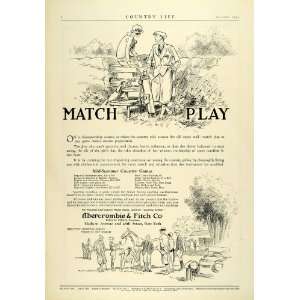  1924 Ad Abercrombie Fitch Match Play Golf Sporting Goods 