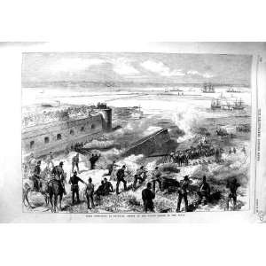   1868 SIEGE OPERATIONS CHATHAM ATTACK BRIDGE REDAN WAR