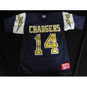  Vintage San Diego Chargers Rawlings Jersey #14 Sports 