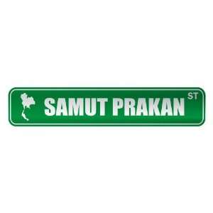 SAMUT PRAKAN ST  STREET SIGN CITY THAILAND