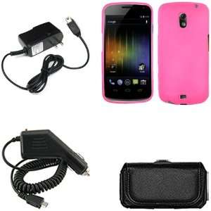  iFase Brand Samsung Nexus Prime i515 Combo Rubber Hot Pink 