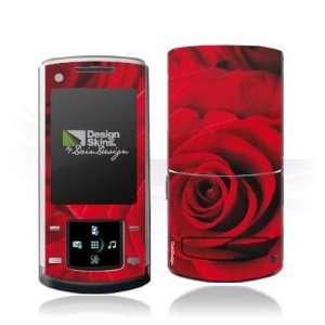  Design Skins for Samsung U900 Soul   Red Rose Design Folie 