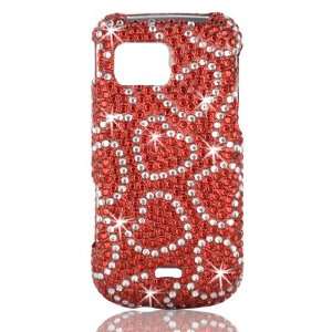   Phone Shell for Samsung A897 Mythic (Red Hearts) Cell Phones
