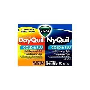  Dayquil/Nyquil Cold & Flu LiquiCaps   60 pk. Health 