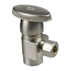   Valves with Oval Handle Finish PVD Brushed Bronze