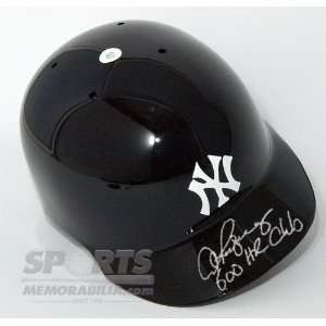 Autographed Alex Rodriguez 600 HR + 8/4/10 Helmet   Autographed MLB 