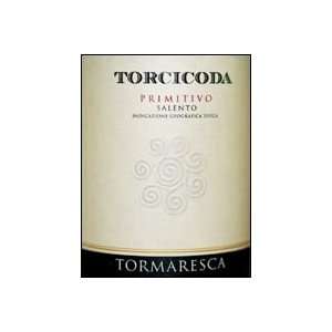   Tormaresca Torcicoda Primitivo Salento 750ml Grocery & Gourmet Food