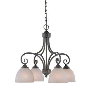 Jeremiah Lighting 25324 OB Raleigh Traditional / Classic Old Bronze 4 