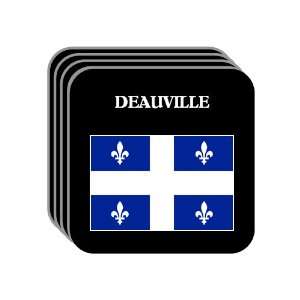  Quebec   DEAUVILLE Set of 4 Mini Mousepad Coasters 