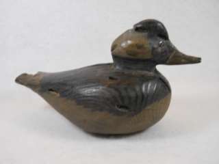 Antiqued Style Ruddy Duck Decoy Pair by Douglas E. Jones 1986  