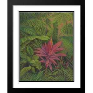 Linda Amundsen Framed and Double Matted Art 31x37 Tropical Foliage II 