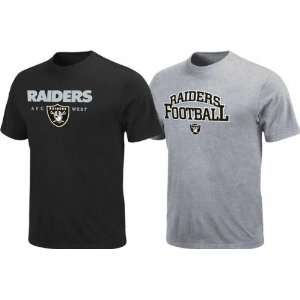  Oakland Raiders Raise the Decibels 2 T Shirt Combo Pack 