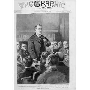  Rosebery Declares Policy At Meeting Liberal Party 1894 