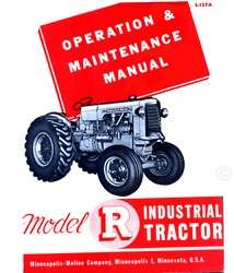 Minneapolis Moline R RTI Industrial Operators Manual  