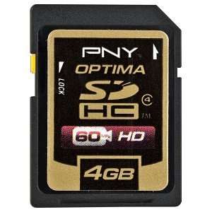  PNY Optima 4GB Class 4 SDHC Memory Card