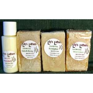  Acne Pack Lilys Lathers Goat Milk Soap & Lotion Beauty
