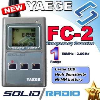 Yaege FC 2 2 way radio Frequency Counter 50MHz 2.6GHz  