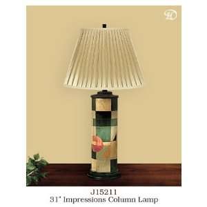  Impressions Wooden Column Lamp 31 H by JB Hirsch Kitchen 